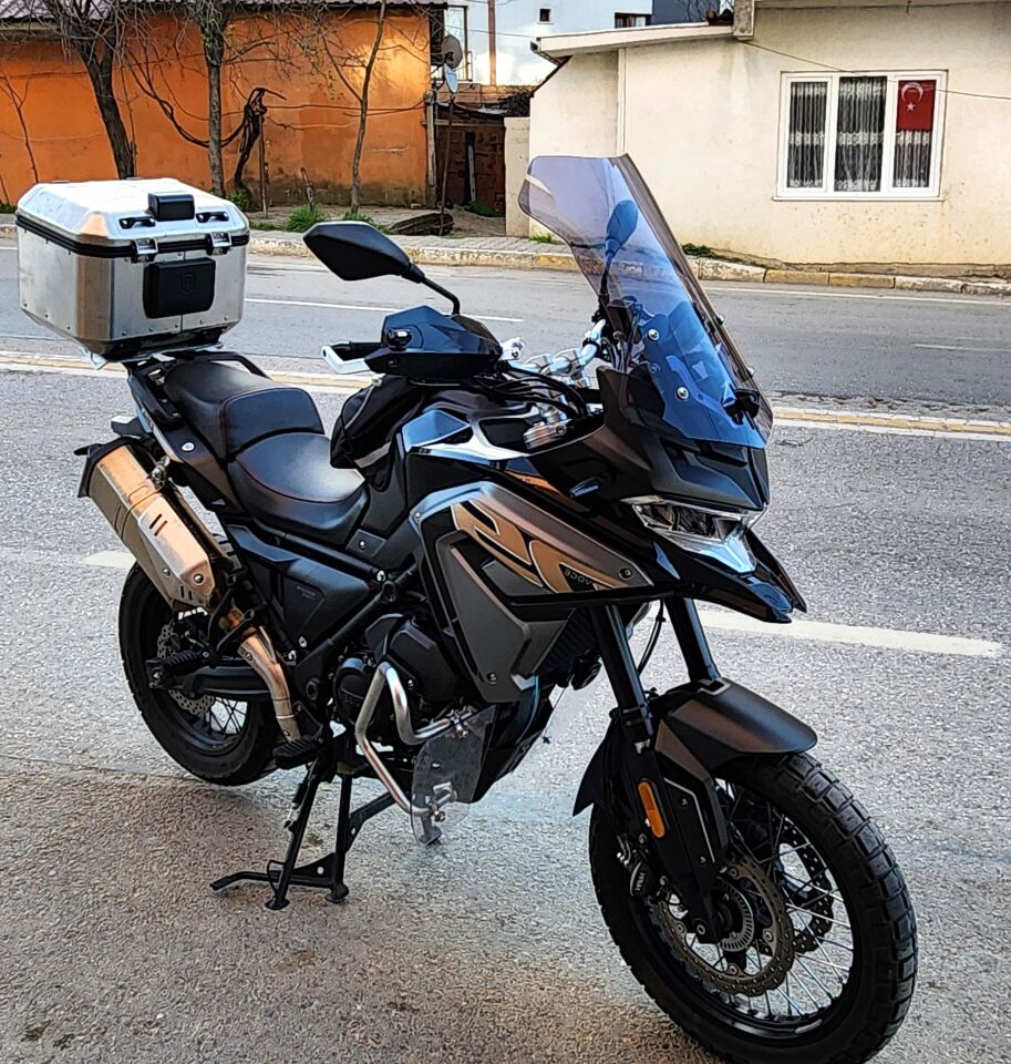 MOTOCAM Voge DS 500 Ön Cam 2021-2026 Model 55cm Füme Renkli 4mm