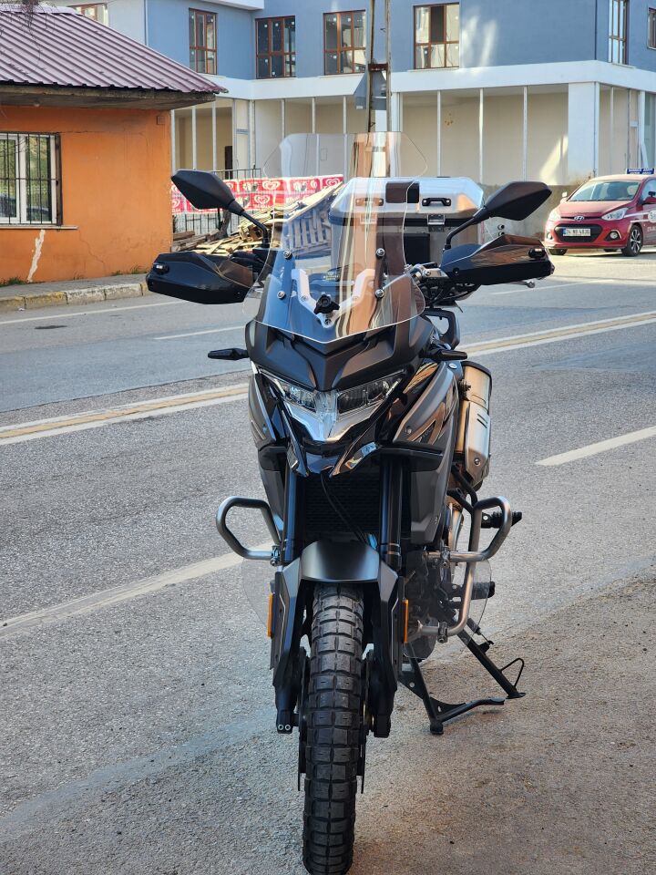 MOTOCAM Voge DS 500 Ön Cam 2021-2026 Model 55cm Şeffaf Renkli 4mm