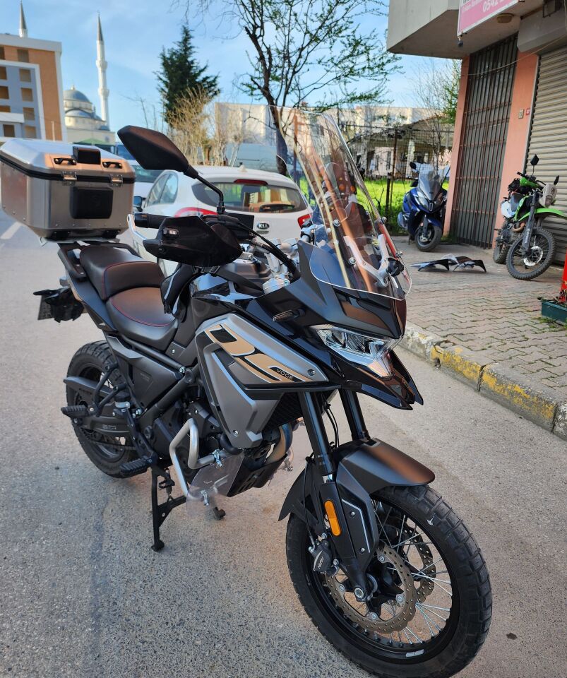 MOTOCAM Voge DS 500 Ön Cam 2021-2026 Model 55cm Şeffaf Renkli 4mm