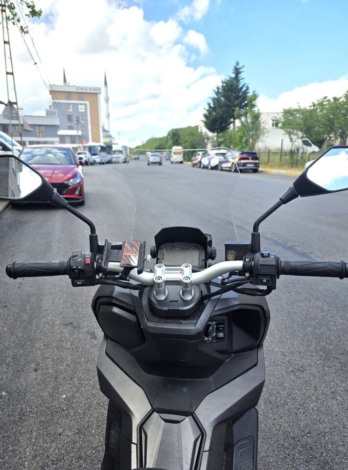 MOTOCAM Falcon Trex 188 Ön Cam 2022-2026 Model 55cm Şeffaf Renkli 4mm KISA