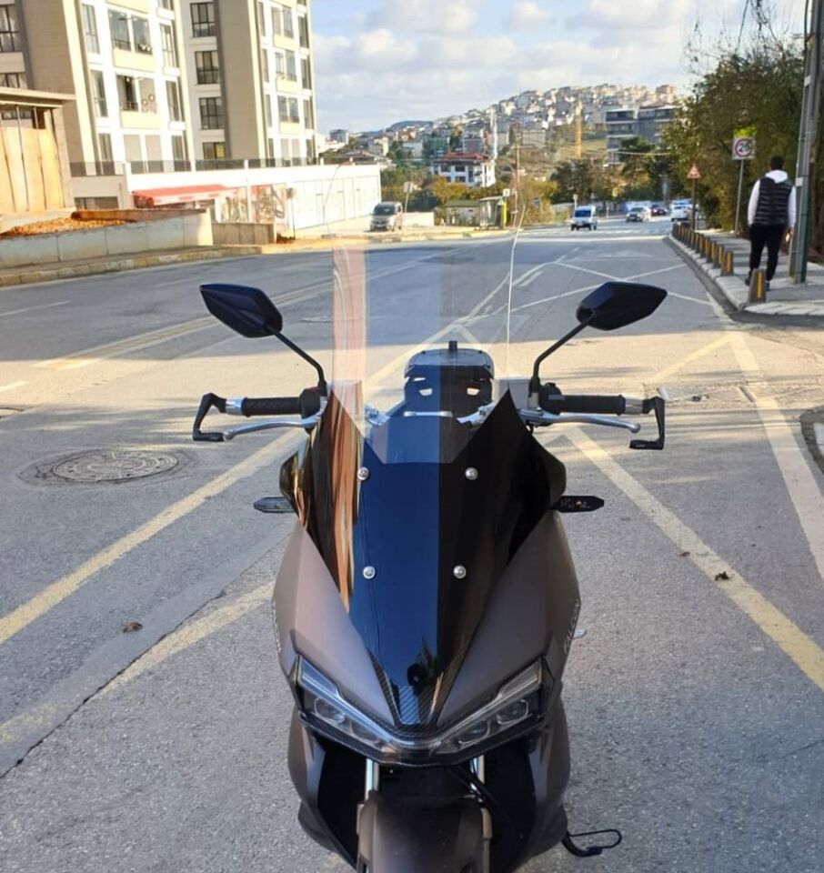 MOTOCAM Falcon Trex 188 Ön Cam 2022-2026 Model 78cm Şeffaf Renkli 4mm UZUN