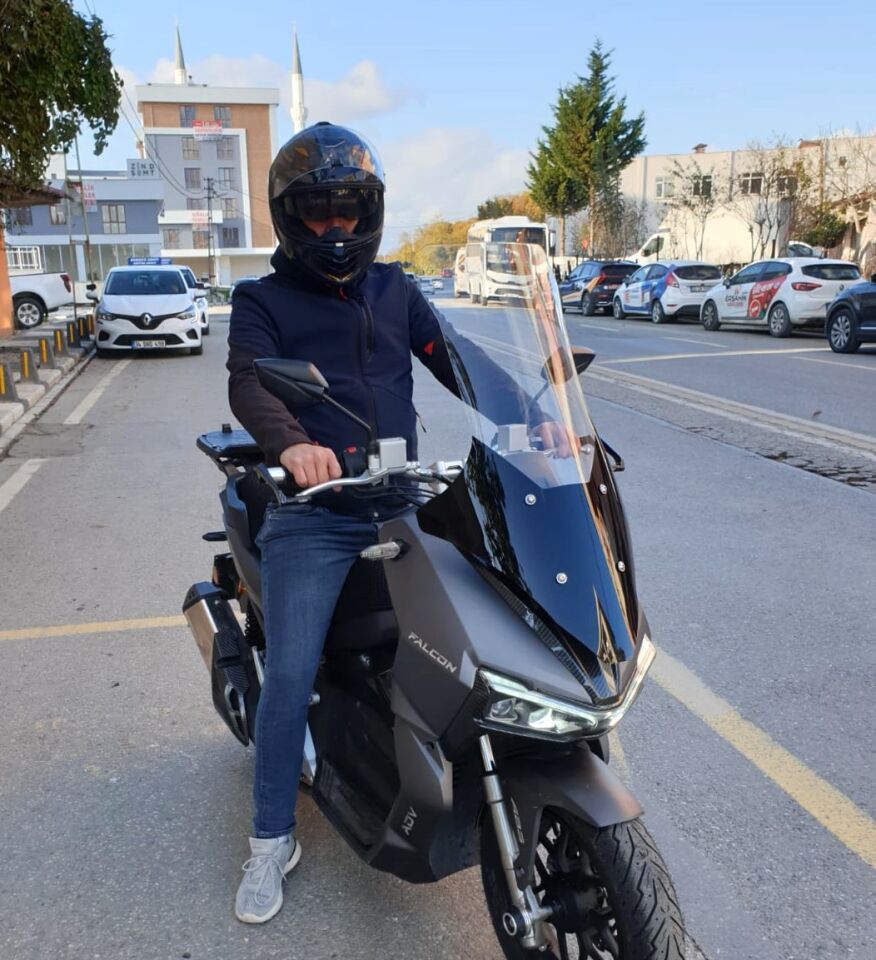 MOTOCAM Falcon Trex 188 Ön Cam 2022-2026 Model 78cm Şeffaf Renkli 4mm UZUN