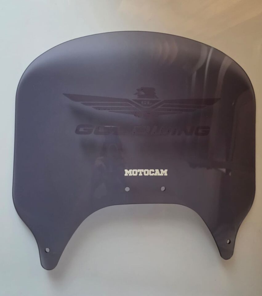 MOTOCAM Honda Goldwing GL 1800 Arka Cam 2004-2017 Model 40cm Füme Renkli 4mm