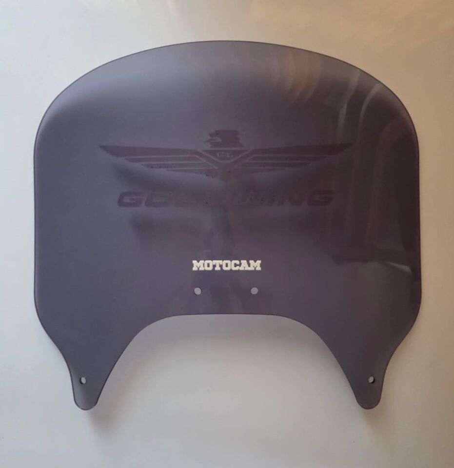 MOTOCAM Honda Goldwing GL 1800 Arka Cam 2004-2017 Model 40cm Füme Renkli 4mm