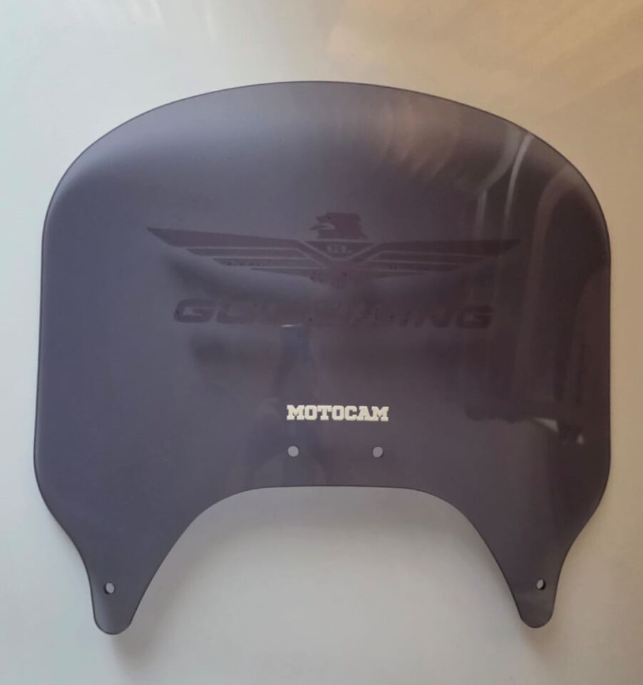 MOTOCAM Honda Goldwing GL 1800 Arka Cam 2004-2017 Model 40cm Füme Renkli 4mm