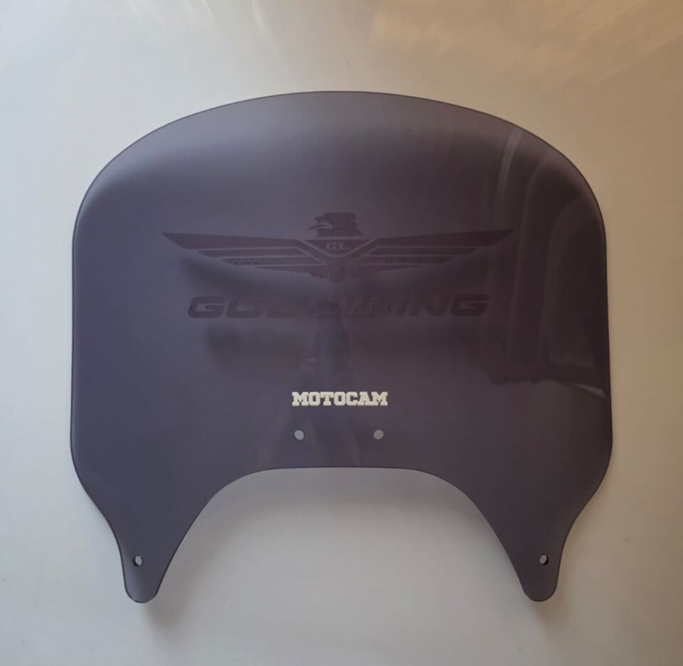 MOTOCAM Honda Goldwing GL 1800 Arka Cam 2004-2017 Model 40cm Füme Renkli 4mm