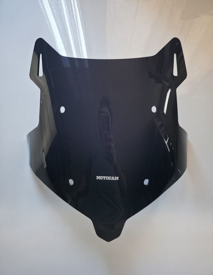 MOTOCAM Voge DSX 525 Ön Cam 2023-2026 Model 41cm Siyah Renkli 4mm ORİJİNAL BOYLU