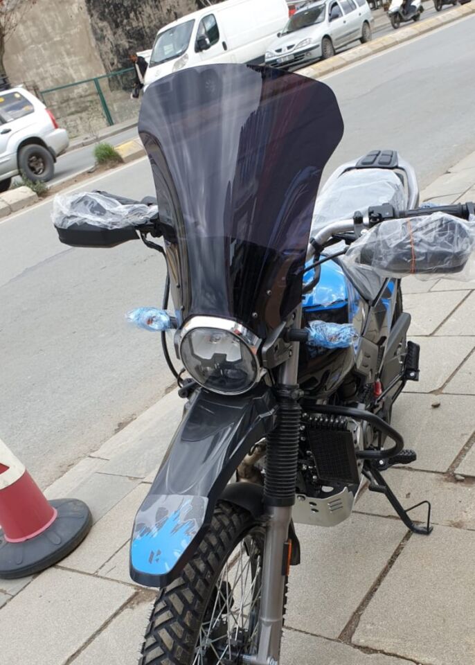 MOTOCAM Hero X Pulse Ön Cam 2020-2025 Model 46cm Siyah Renkli 4mm