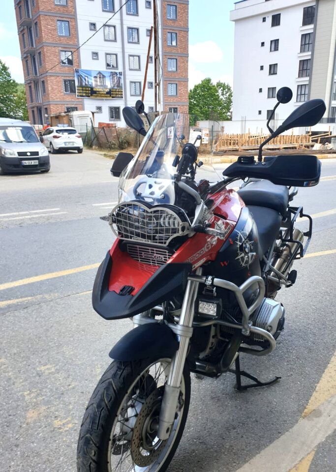 MOTOCAM Bmw R 1200 GS Ön Cam 2004-2012 Model 50cm Şeffaf Renkli 4mm UZUN