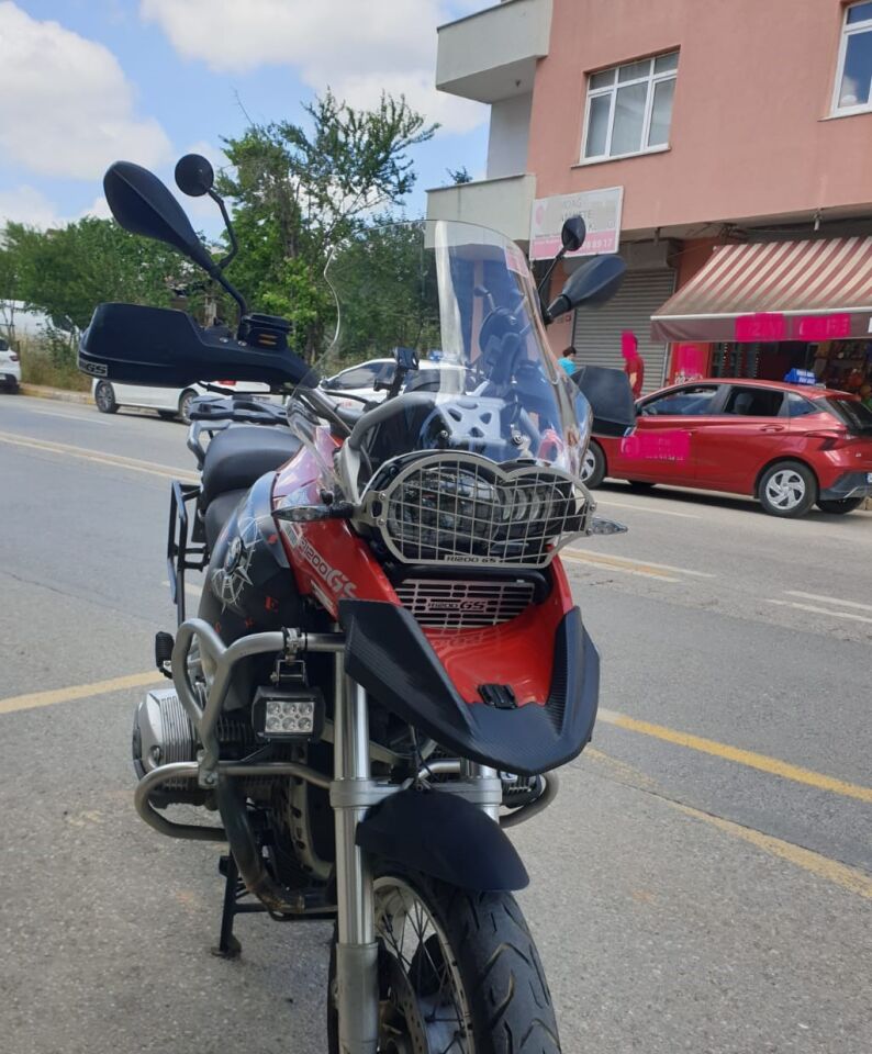 MOTOCAM Bmw R 1200 GS Ön Cam 2004-2012 Model 50cm Şeffaf Renkli 4mm UZUN