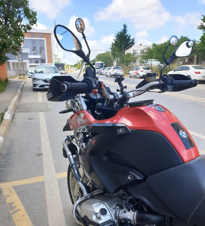 MOTOCAM Bmw R 1200 GS Ön Cam 2004-2012 Model 50cm Şeffaf Renkli 4mm UZUN