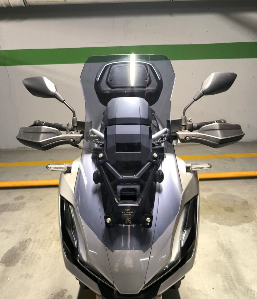 MOTOCAM Honda Adv 350 Ön Cam 2023-2026 Model 60cm Füme Renkli 4mm ORTA BOYLU