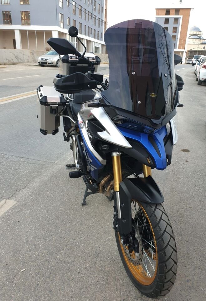 MOTOCAM Voge DSX 525 Ön Cam 2023-2026 Model 65cm Siyah Renkli 4mm UZUN CAM