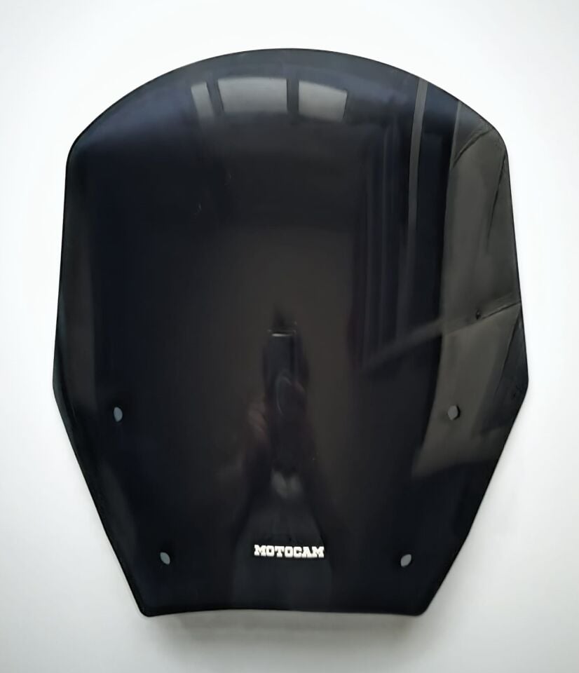 MOTOCAM Bmw R 1300 GS Ön Cam 2023-2026 Model 38cm Siyah Renkli 4mm ORİJİNAL BOYLU