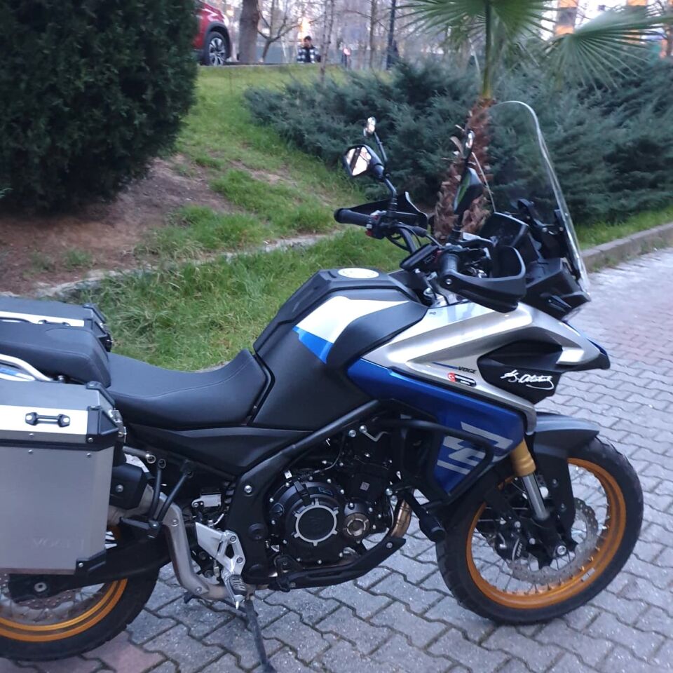 MOTOCAM Voge DSX 525 Ön Cam 2023-2026 Model 65cm Şeffaf Renkli 4mm UZUN CAM