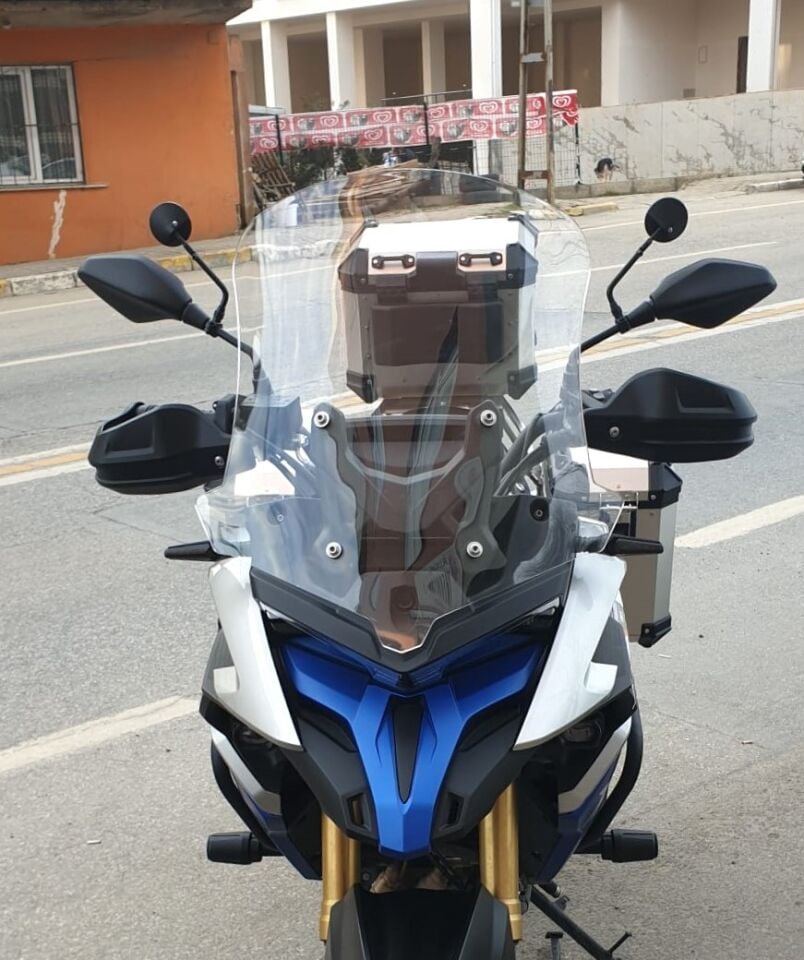 MOTOCAM Voge DSX 525 Ön Cam 2023-2026 Model 65cm Şeffaf Renkli 4mm UZUN CAM