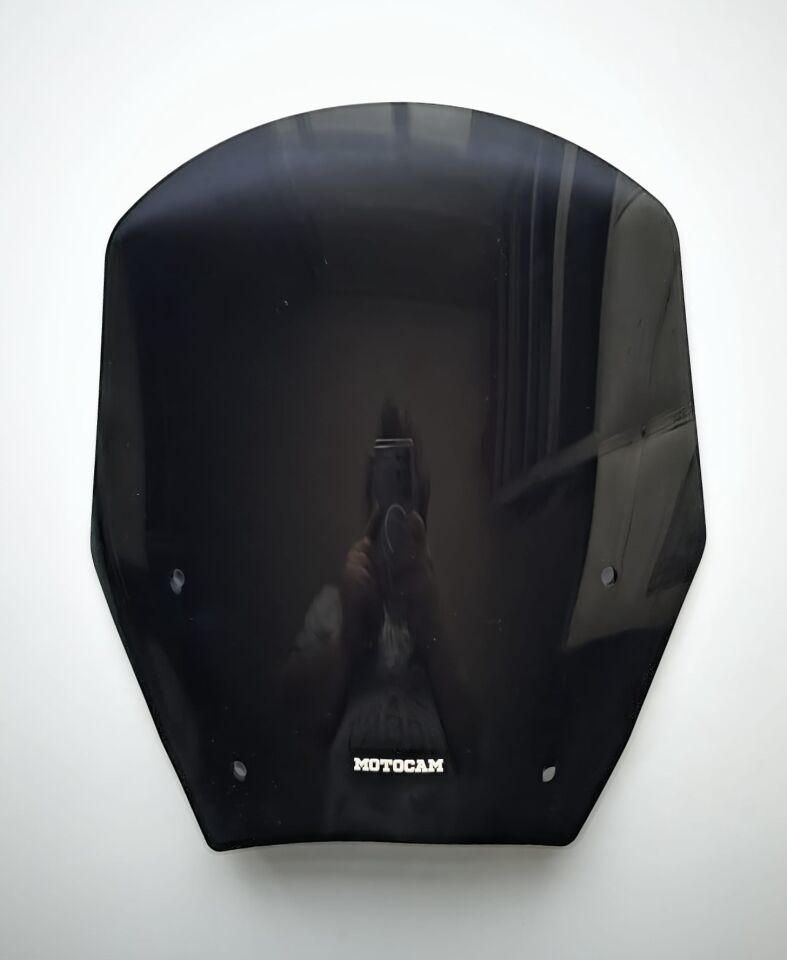 MOTOCAM Bmw R 1300 GS Ön Cam 2023-2026 Model 38cm Siyah Renkli 4mm ORİJİNAL BOYLU