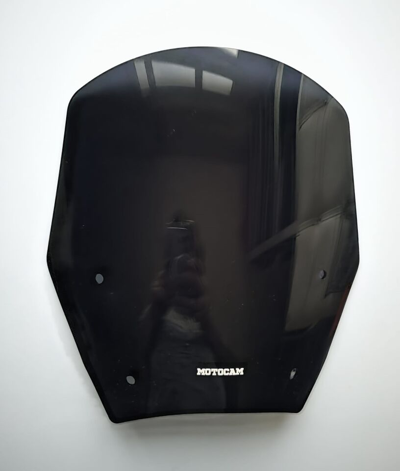 MOTOCAM Bmw R 1300 GS Ön Cam 2023-2026 Model 38cm Siyah Renkli 4mm ORİJİNAL BOYLU