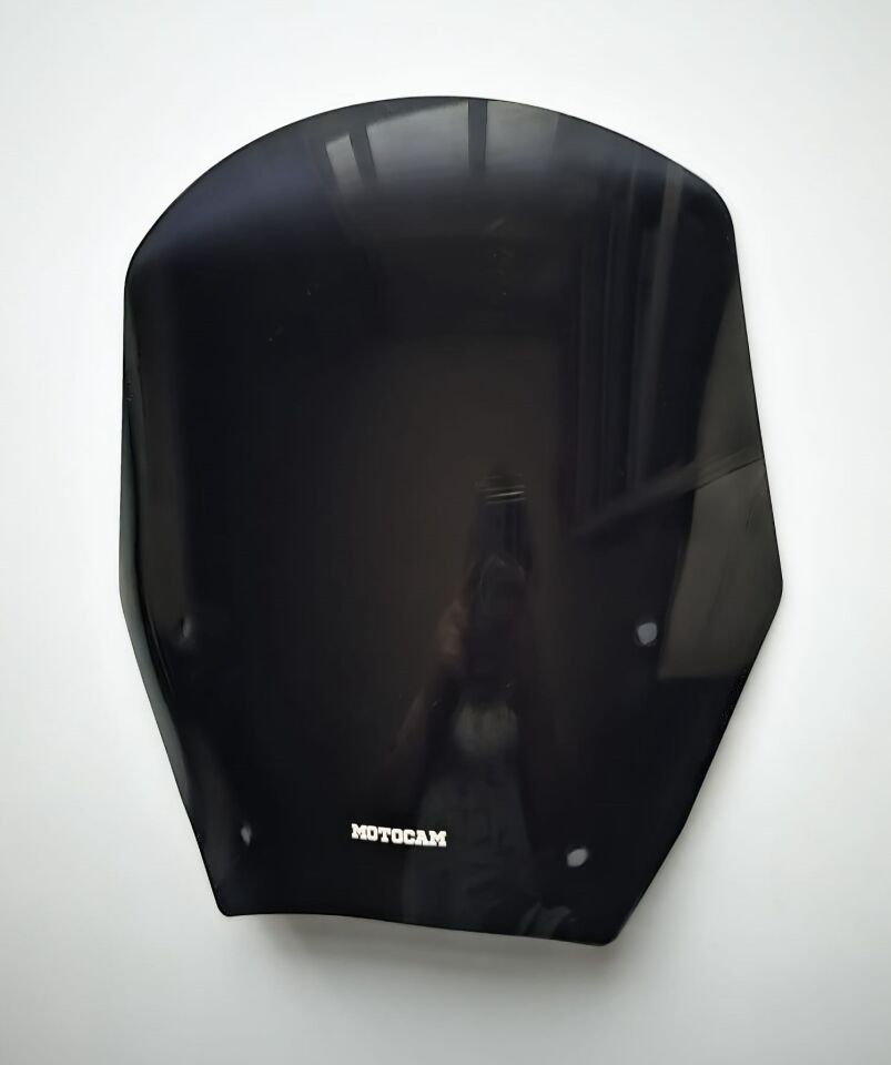 MOTOCAM Bmw R 1300 GS Ön Cam 2023-2026 Model 38cm Siyah Renkli 4mm ORİJİNAL BOYLU