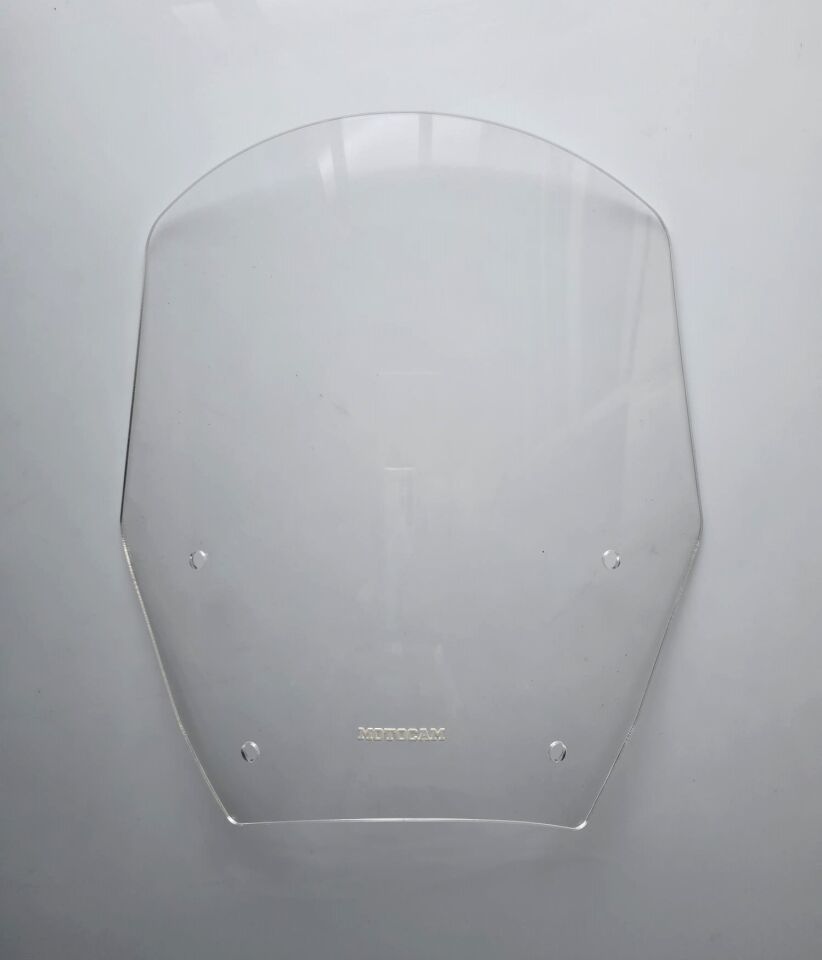 MOTOCAM Bmw R 1300 GS Ön Cam 2023-2026 Model 38cm Şeffaf Renkli 4mm ORİJİNAL BOYLU