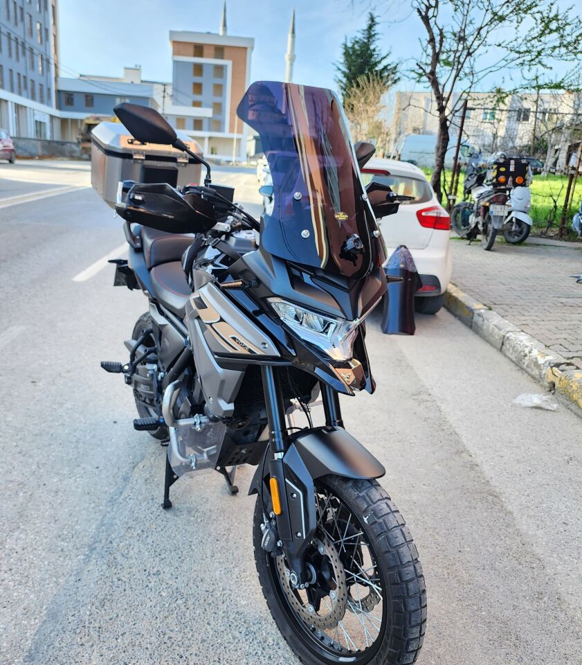 MOTOCAM Voge DSX 650 Ön Cam 2022 Model 55cm Siyah Renkli 4mm KISA