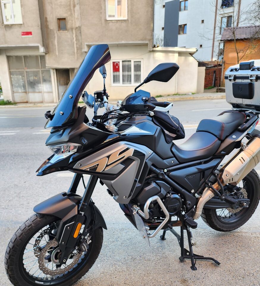 MOTOCAM Voge DSX 650 Ön Cam 2022 Model 55cm Siyah Renkli 4mm KISA