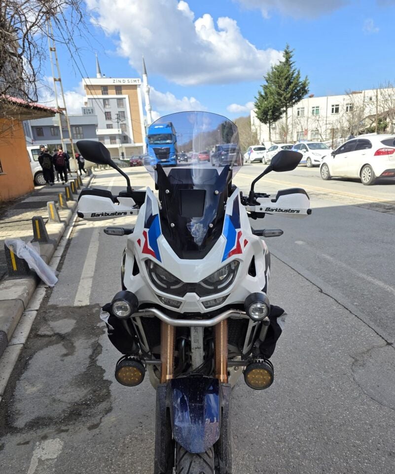 MOTOCAM Honda Africa twin CRF 1100 L4 Ön Cam 2023-2026 Model 46cm Füme Renkli 4mm ORİJİNAL BOYLU