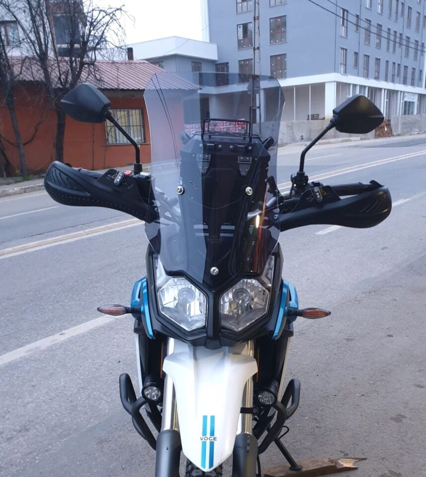 MOTOCAM Voge Rally 250 Ön Cam 2022-2026 Model 51cm Füme Renkli 4mm