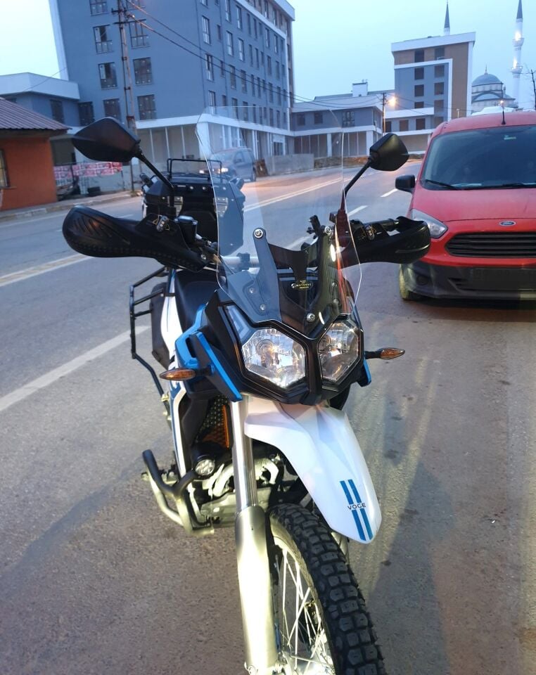 MOTOCAM Voge Rally 250 Ön Cam 2022-2026 Model 51cm Şeffaf Renkli 4mm