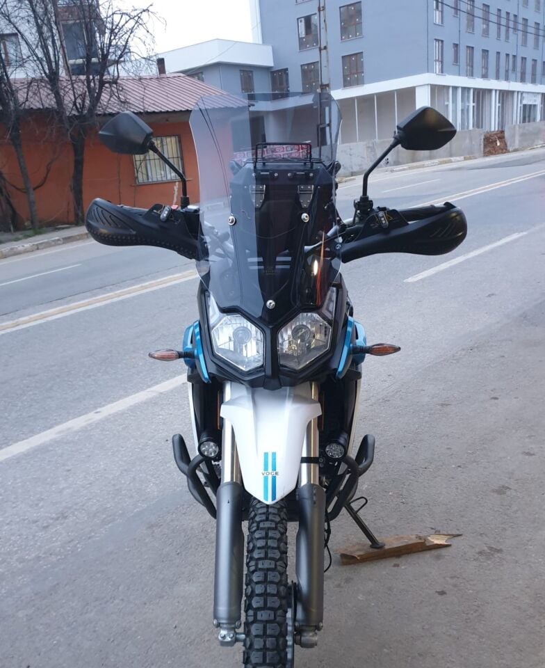 MOTOCAM Voge Rally 300 Ön Cam 2022-2026 Model 51cm Füme Renkli 4mm