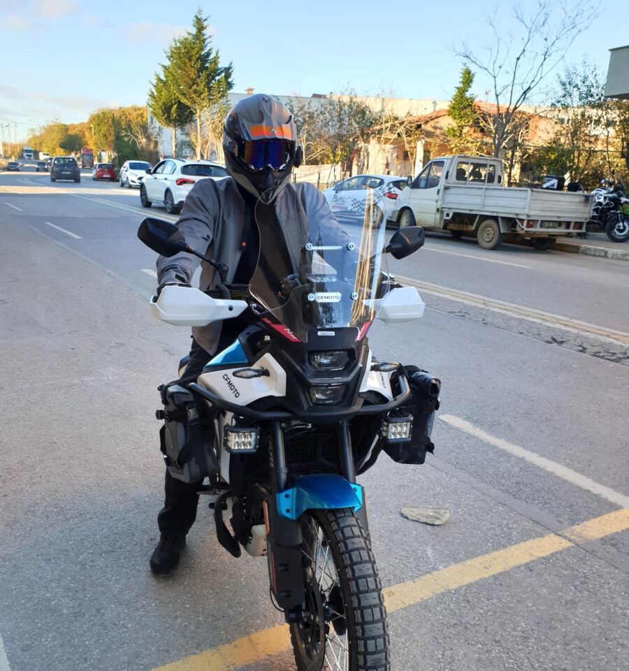 MOTOCAM CF Moto 450 MT Ön Cam 2023-2026 Model 41cm Şeffaf Renkli 4mm