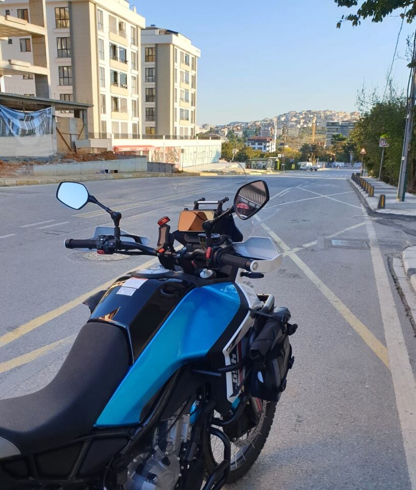 MOTOCAM CF Moto 450 MT Ön Cam 2023-2026 Model 41cm Şeffaf Renkli 4mm