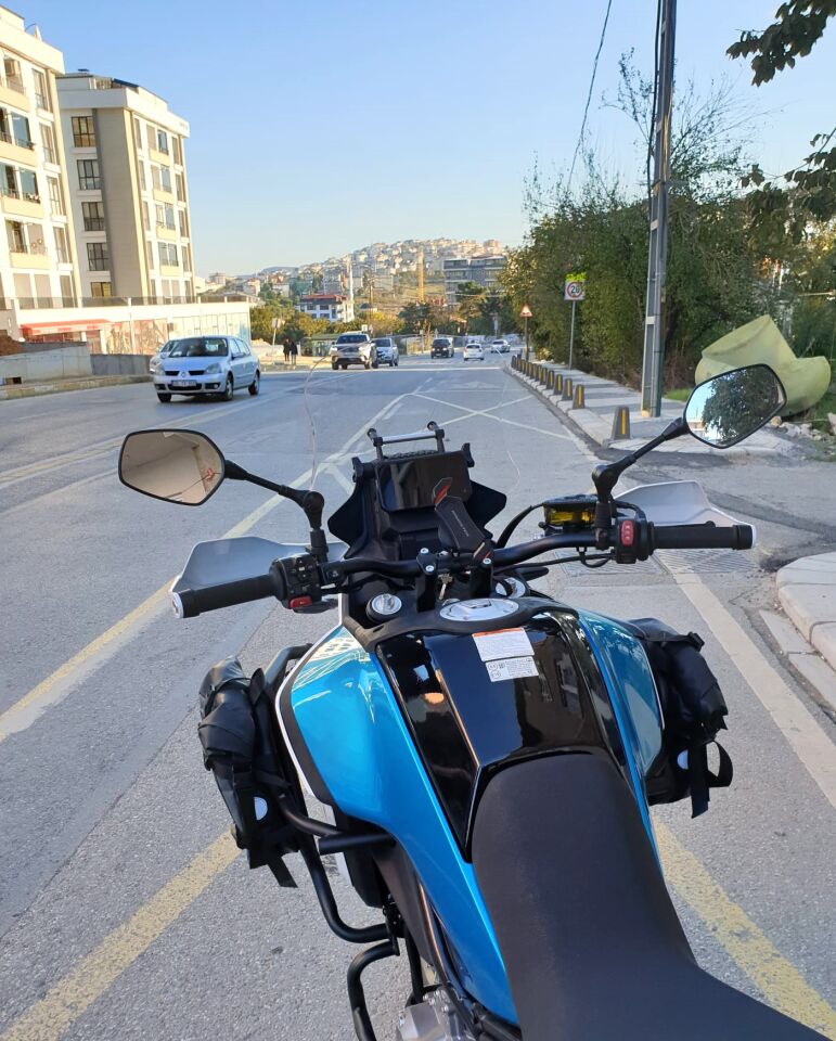 MOTOCAM CF Moto 450 MT Ön Cam 2023-2026 Model 41cm Şeffaf Renkli 4mm