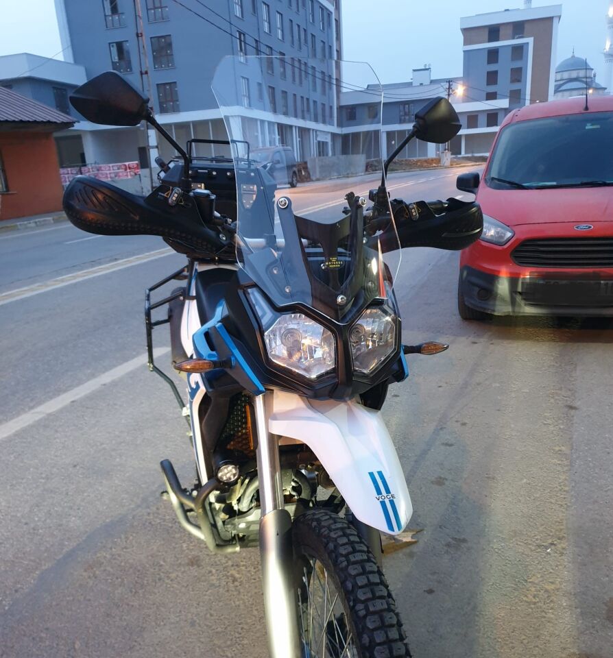 MOTOCAM Voge Rally 300 Ön Cam 2022-2026 Model 51cm Şeffaf Renkli 4mm