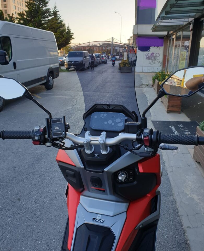 MOTOCAM Voge SR1 ADV Ön Cam 2023-2026 Model 71cm Füme Renkli 4mm