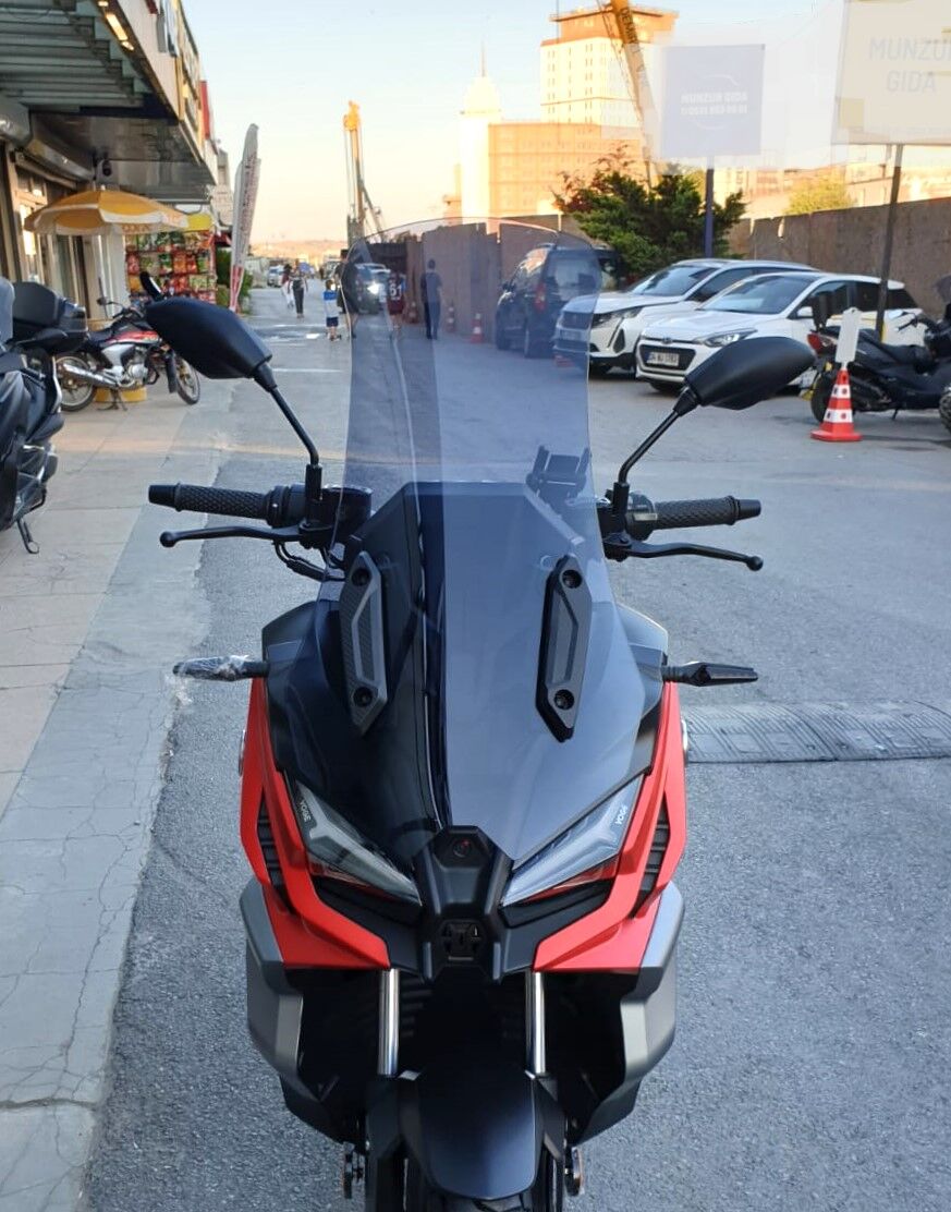 MOTOCAM Voge SR1 ADV Ön Cam 2023-2026 Model 71cm Füme Renkli 4mm