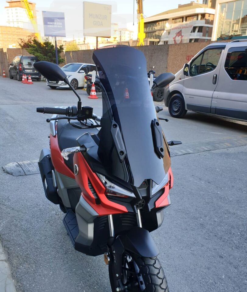 MOTOCAM Voge SR1 ADV Ön Cam 2023-2026 Model 71cm Siyah Renkli 4mm