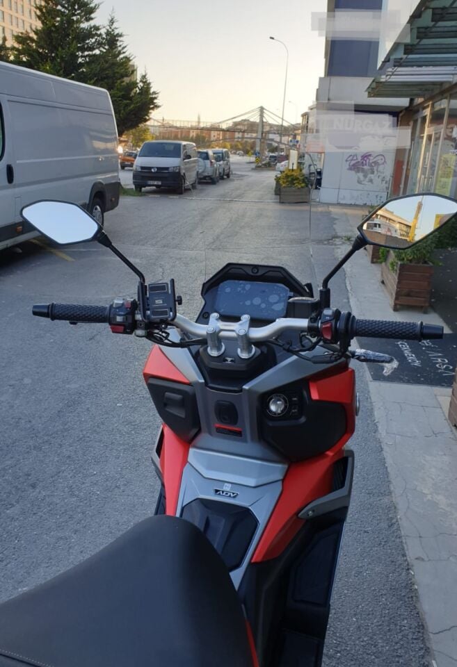 MOTOCAM Voge SR1 ADV Ön Cam 2023-2026 Model 71cm Şeffaf Renkli 4mm