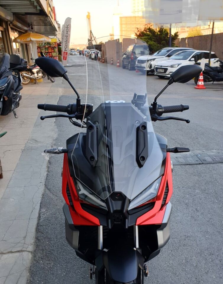 MOTOCAM Voge SR1 ADV Ön Cam 2023-2026 Model 71cm Şeffaf Renkli 4mm