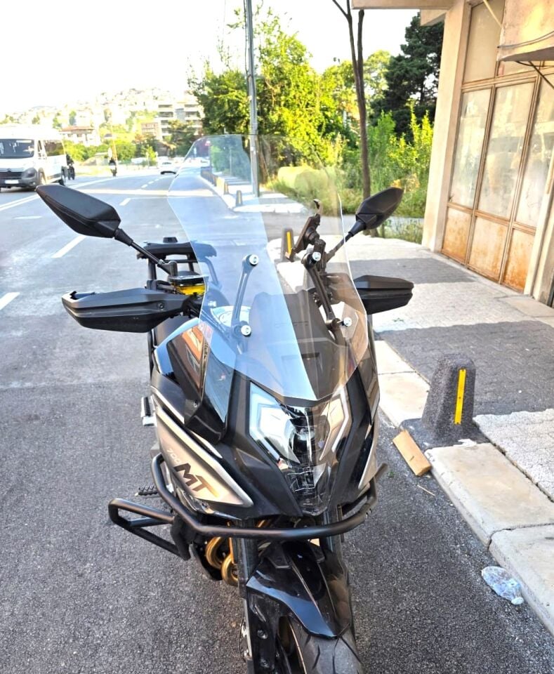 MOTOCAM CF Moto 700 MT Ön Cam 2023-2026 Model 56cm Şeffaf Renkli 4mm