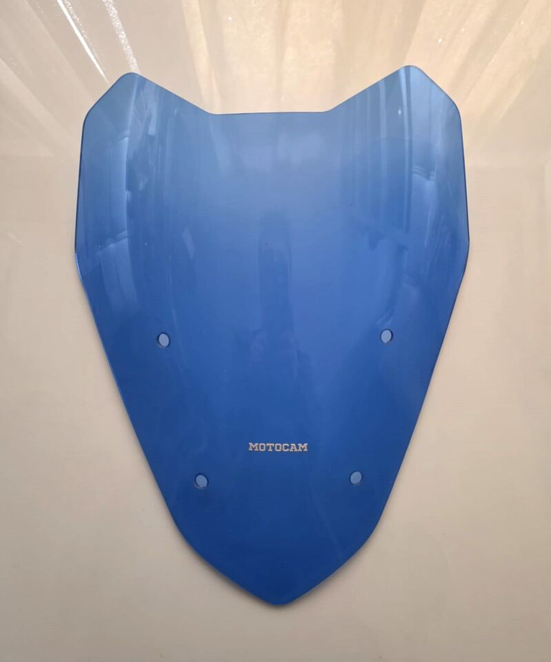 MOTOCAM Arora Max T Easy 125 Ön Cam 2022-2026 Model 40cm Mavi Renkli SPORTİF