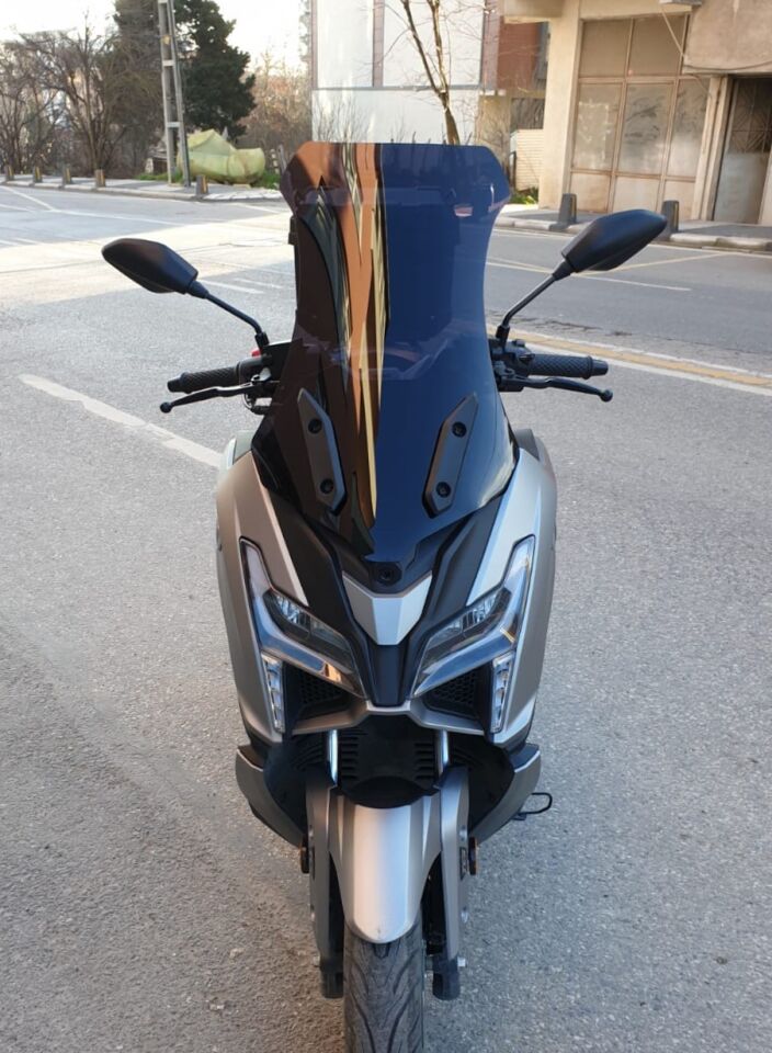 MOTOCAM Voge SR1 Ön Cam 2023-2026 Model 62cm Siyah Renkli 4mm ORTA BOYLU