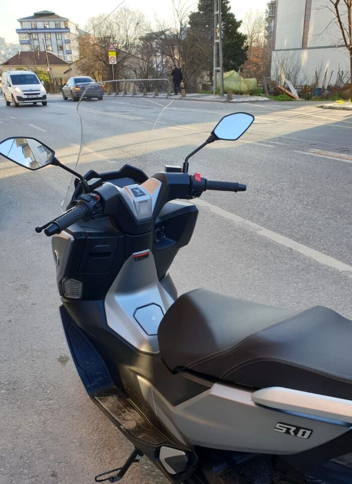 MOTOCAM Voge SR1 Ön Cam 2023-2026 Model 62cm Şeffaf Renkli 4mm ORTA BOYLU