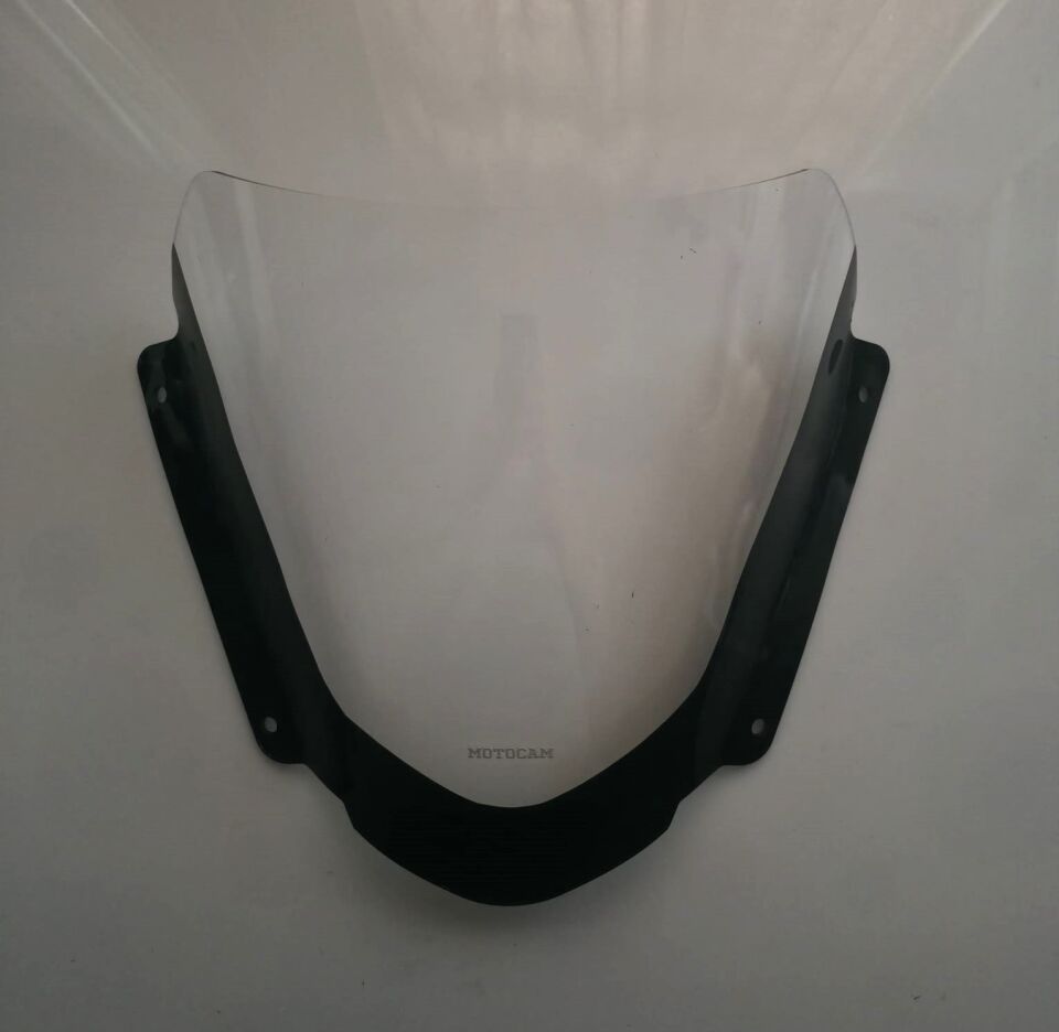 MOTOCAM Suzuki Burgman AN 400 Ön Cam 2017-2026 Model 38cm Şeffaf Renkli 4mm KISA SPORTİF