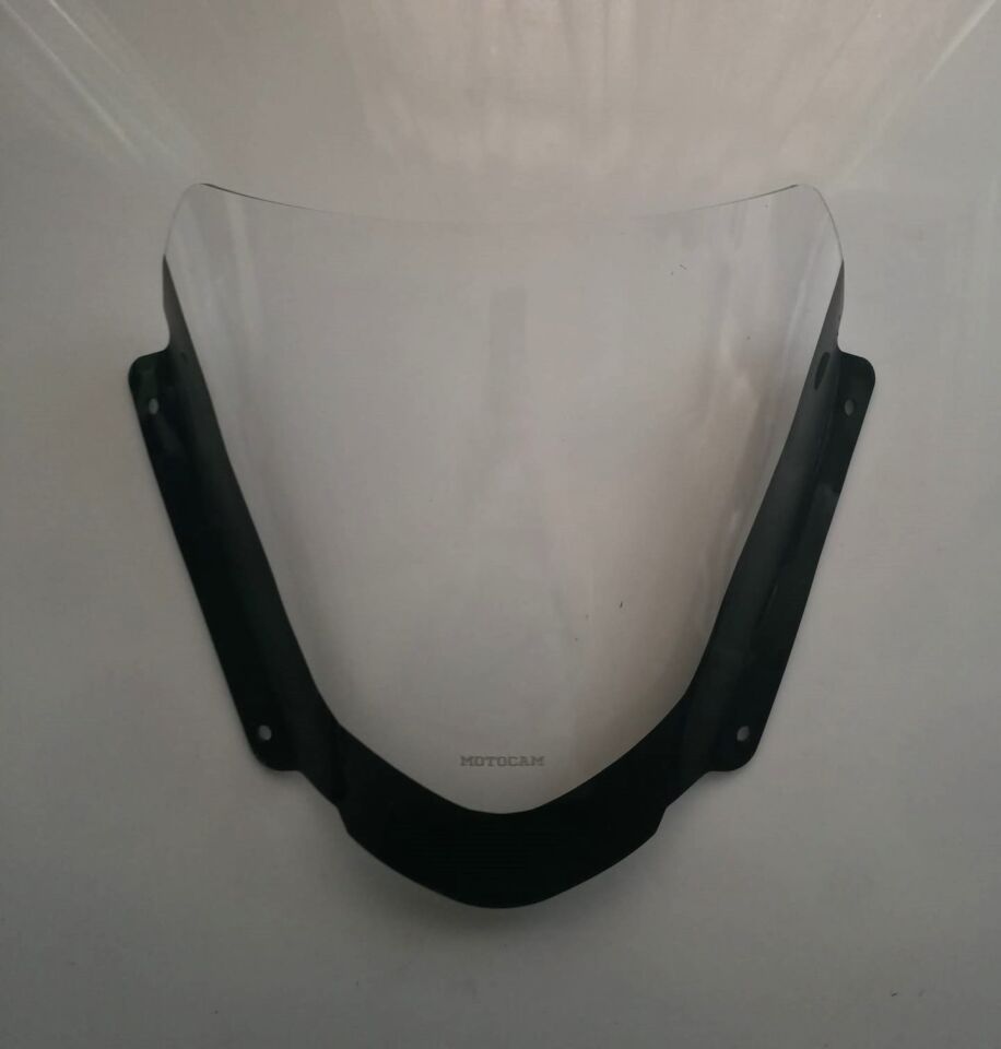 MOTOCAM Suzuki Burgman AN 400 Ön Cam 2017-2026 Model 38cm Şeffaf Renkli 4mm KISA SPORTİF