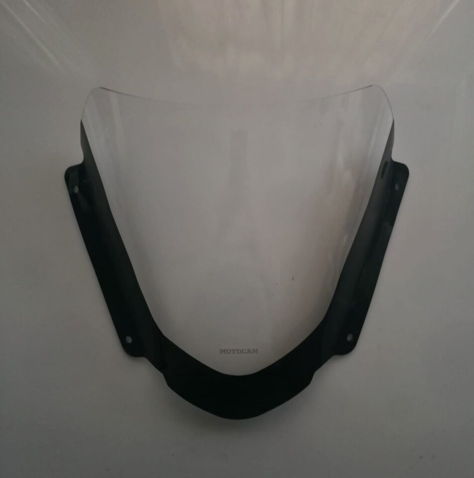MOTOCAM Suzuki Burgman AN 400 Ön Cam 2017-2026 Model 38cm Şeffaf Renkli 4mm KISA SPORTİF