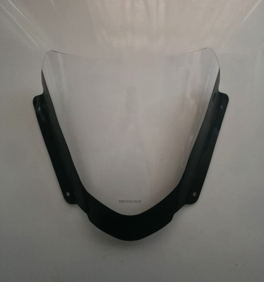 MOTOCAM Suzuki Burgman AN 400 Ön Cam 2017-2026 Model 38cm Şeffaf Renkli 4mm KISA SPORTİF