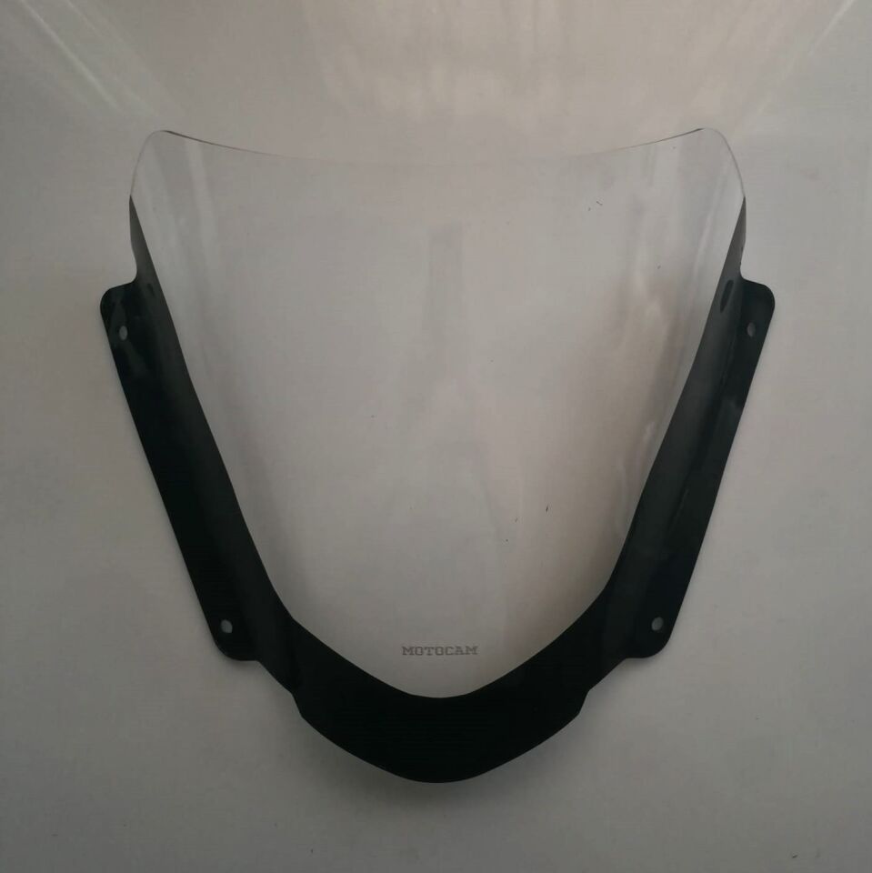 MOTOCAM Suzuki Burgman AN 400 Ön Cam 2017-2026 Model 38cm Şeffaf Renkli 4mm KISA SPORTİF