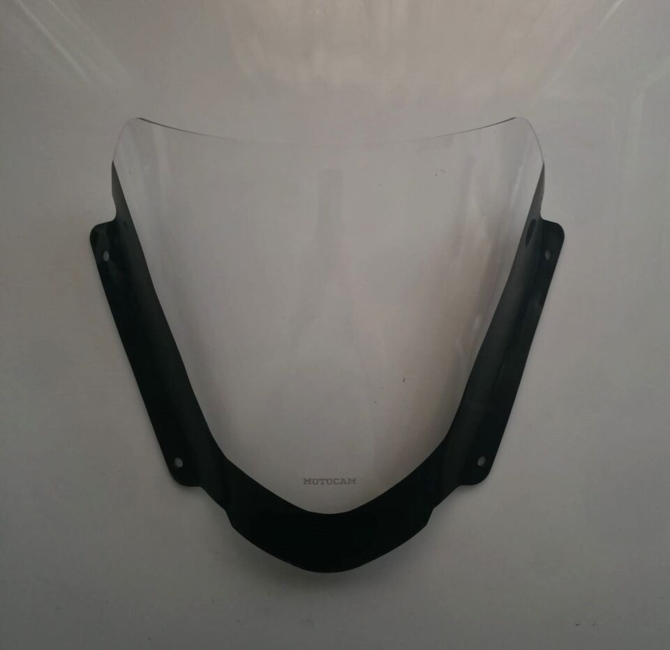 MOTOCAM Suzuki Burgman AN 400 Ön Cam 2017-2026 Model 38cm Şeffaf Renkli 4mm KISA SPORTİF