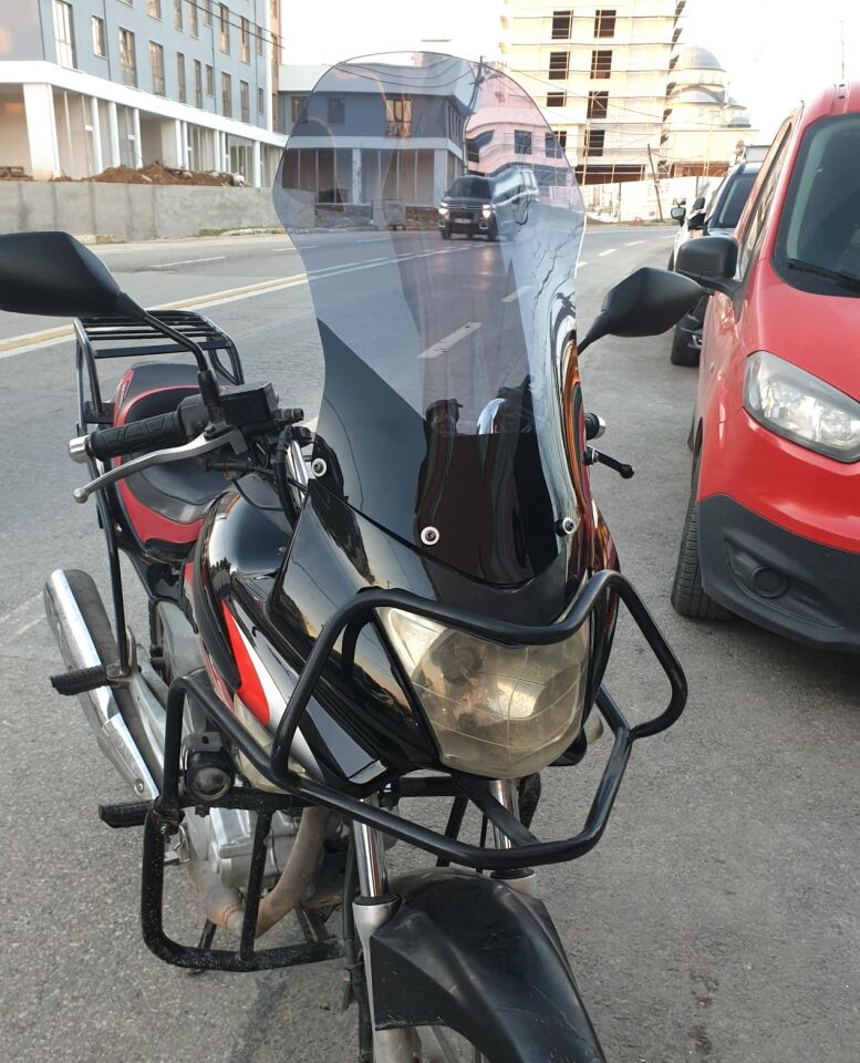 MOTOCAM Honda CBF 150 Ön Cam 2005-2017 Model 51cm Füme Renkli 4mm